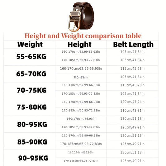 Retro Buckle Belt Business Casual Jeans Pants Belt Clothing Decorative Accessories, Ideal choice for Gifts