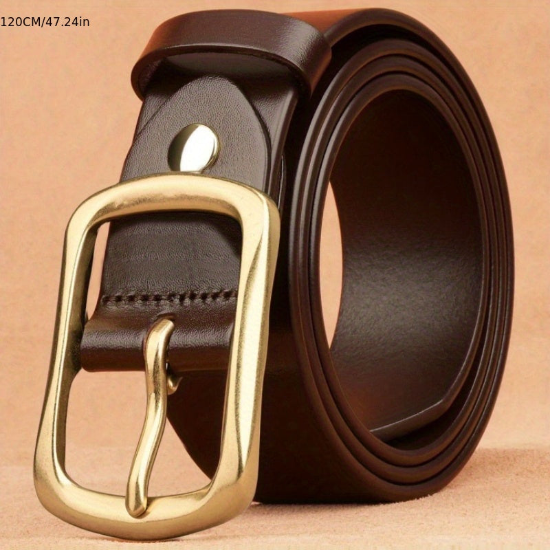 Retro Buckle Belt Business Casual Jeans Pants Belt Clothing Decorative Accessories, Ideal choice for Gifts