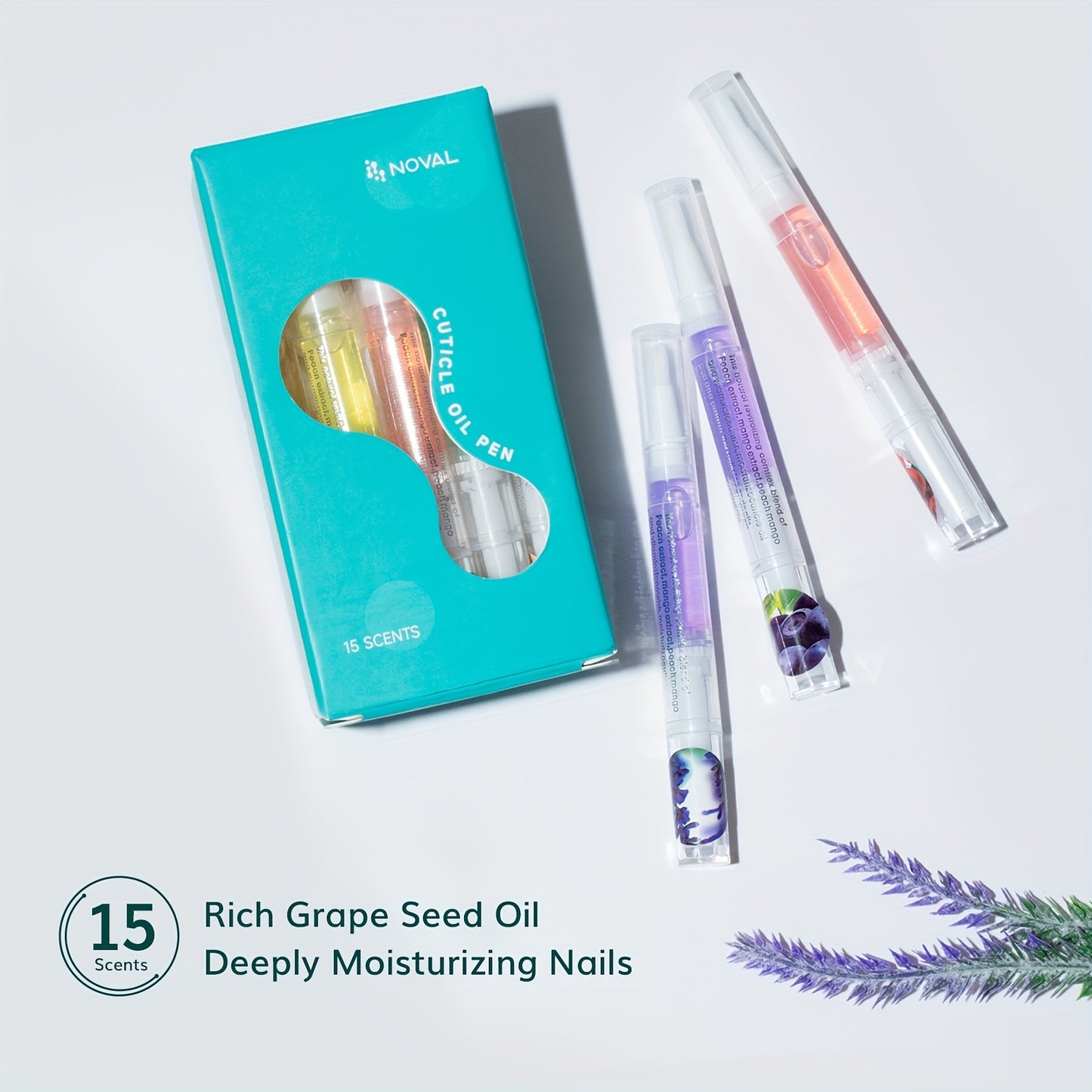 15 Cuticle Oil Pens Moisturizing And Protecting Cuticle Oil Pens 15 Scents Nail Cuticle Protector Nail Care Prevent Nail Ingrown Toenails Reduce Nail Breakage Nail Professional Manicure And Pedicure Set Accessories