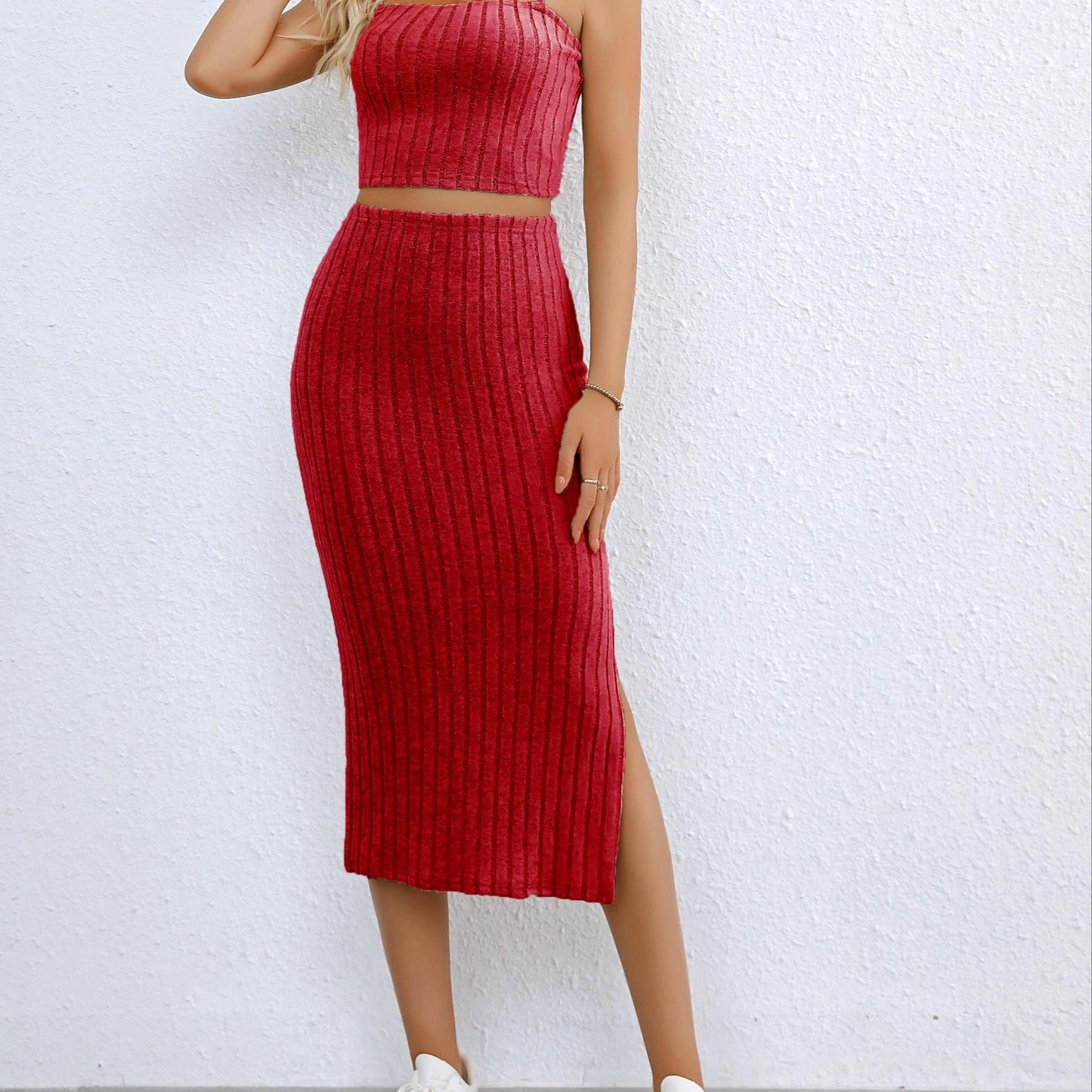 Sexy Two-Piece Dress + Straps, Formal Dresses for Women, Party Dresses for Women