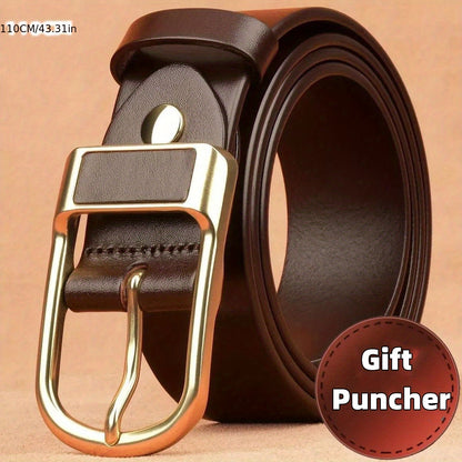 Retro Buckle Belt Business Casual Jeans Pants Belt Clothing Decorative Accessories, Ideal choice for Gifts