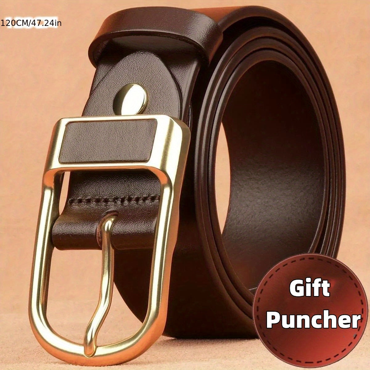 Retro Buckle Belt Business Casual Jeans Pants Belt Clothing Decorative Accessories, Ideal choice for Gifts