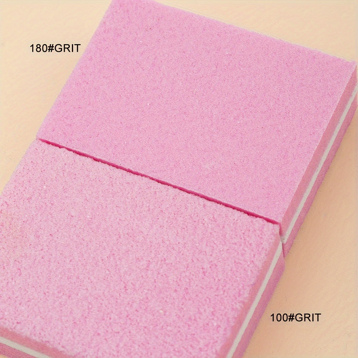 50pcs Mini Nail Buffer Sponge, 100/180 Grit Double-Sided Polishing File with Premium White Alumina and High-Elasticity EVA, Sharp and Wear-Resistant, Suitable for Professional Nail Salons and Home Use