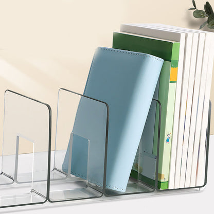 2-Pack Clear Acrylic Storage Cabinet Dividers, Ideal for Kitchen, Bathroom, Office - Compact Space Organizers for Home, Dorm, Workspace