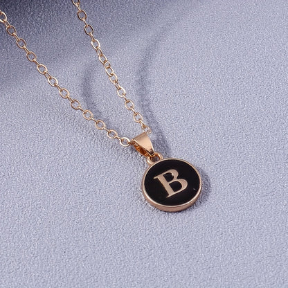 Golden-Tone A-Z Initial Letter Pendant Necklace for Women - Minimalist Jewelry with Delicate Chain, Casual Attire & Gift Idea, Year-Round Versatile Style, Stylish Accessory, Sleek Design, Fine Craftsmanship, Fashion Lovers