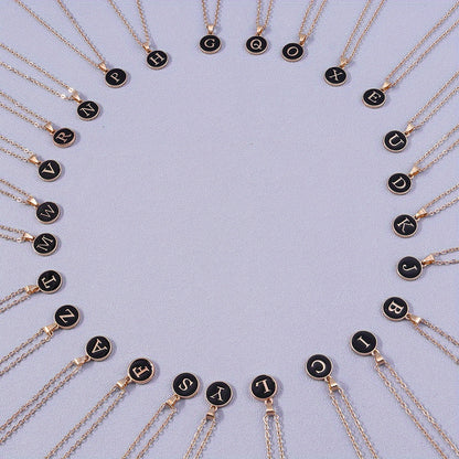 Golden-Tone A-Z Initial Letter Pendant Necklace for Women - Minimalist Jewelry with Delicate Chain, Casual Attire & Gift Idea, Year-Round Versatile Style, Stylish Accessory, Sleek Design, Fine Craftsmanship, Fashion Lovers