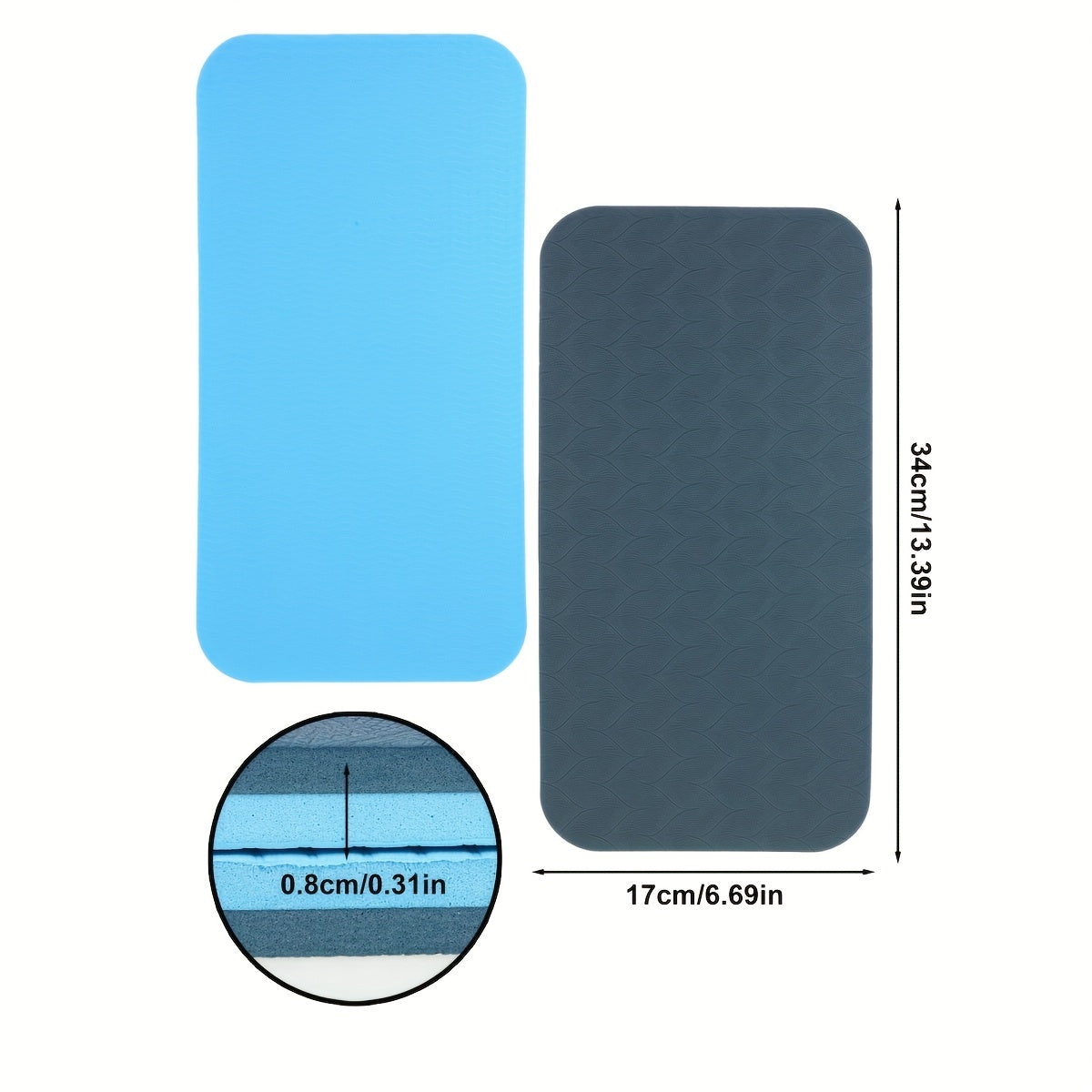 2pcs Non-Slip Household Knee and Elbow Pads for Fitness and Protection