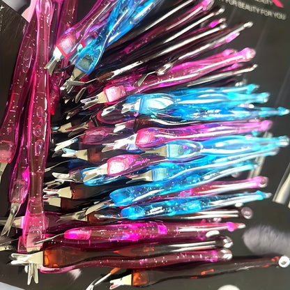 10pcs Dead Skin Nail Edge Dead Skin Pusher Dead Skin Cutter Stainless Steel Metal Head Nail Care Tools