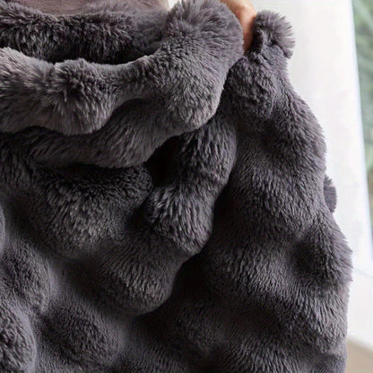 1pc Soft and Cozy Plush Blanket for Travel, Sofa, Bed, and Home Decor - Perfect Gift for Family and Friends