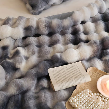 1pc Soft and Cozy Plush Blanket for Travel, Sofa, Bed, and Home Decor - Perfect Gift for Family and Friends