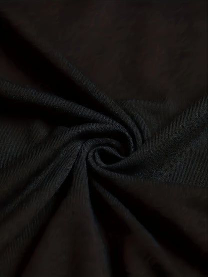 3-Pack Mens Short Sleeve T-shirt Set - Comfortable Solid Stretch, Round Neck, Casual Style - Breathable Summer Clothing for Everyday Wear