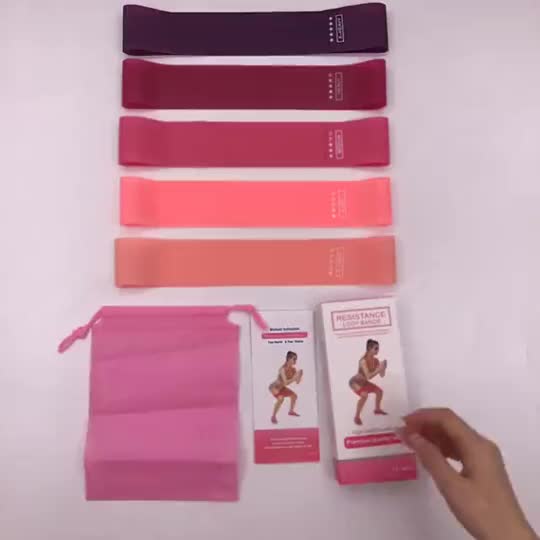 Resistance Loop Exercise Bands Exercise Bands for Home Fitness, Stretching, Strength Training, Physical Relax,Elastic Workout Bands for Women Men Kids, Set of 1-5, Stretching Bands, Physical Relax, Lightweight Fitness Gear, V