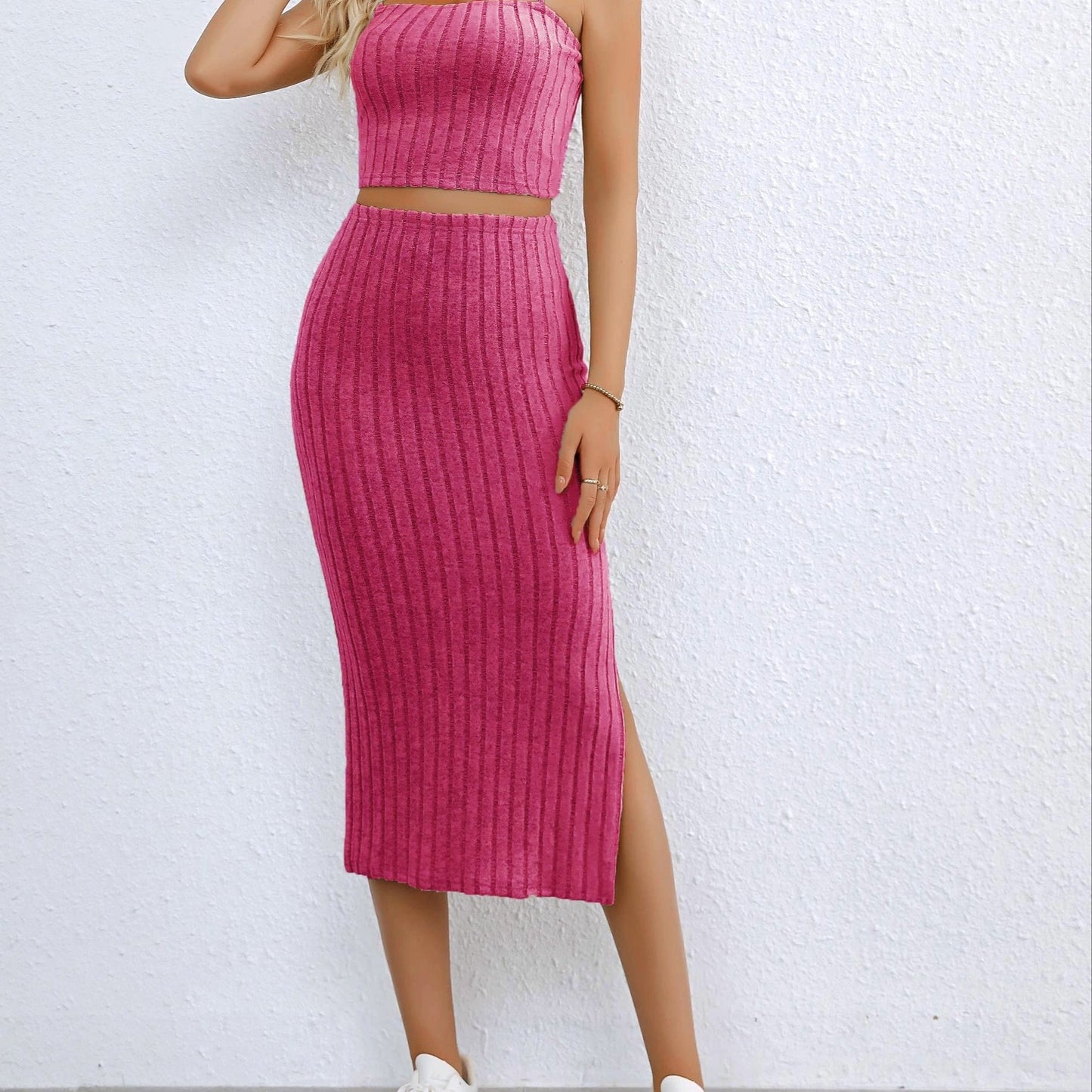 Sexy Two-Piece Dress + Straps, Formal Dresses for Women, Party Dresses for Women