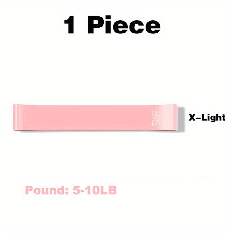 Resistance Loop Exercise Bands Exercise Bands for Home Fitness, Stretching, Strength Training, Physical Relax,Elastic Workout Bands for Women Men Kids, Set of 1-5, Stretching Bands, Physical Relax, Lightweight Fitness Gear, V