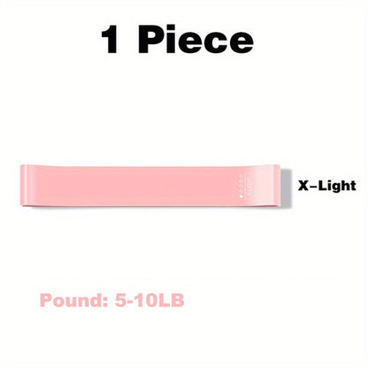 Resistance Loop Exercise Bands Exercise Bands for Home Fitness, Stretching, Strength Training, Physical Relax,Elastic Workout Bands for Women Men Kids, Set of 1-5, Stretching Bands, Physical Relax, Lightweight Fitness Gear, V