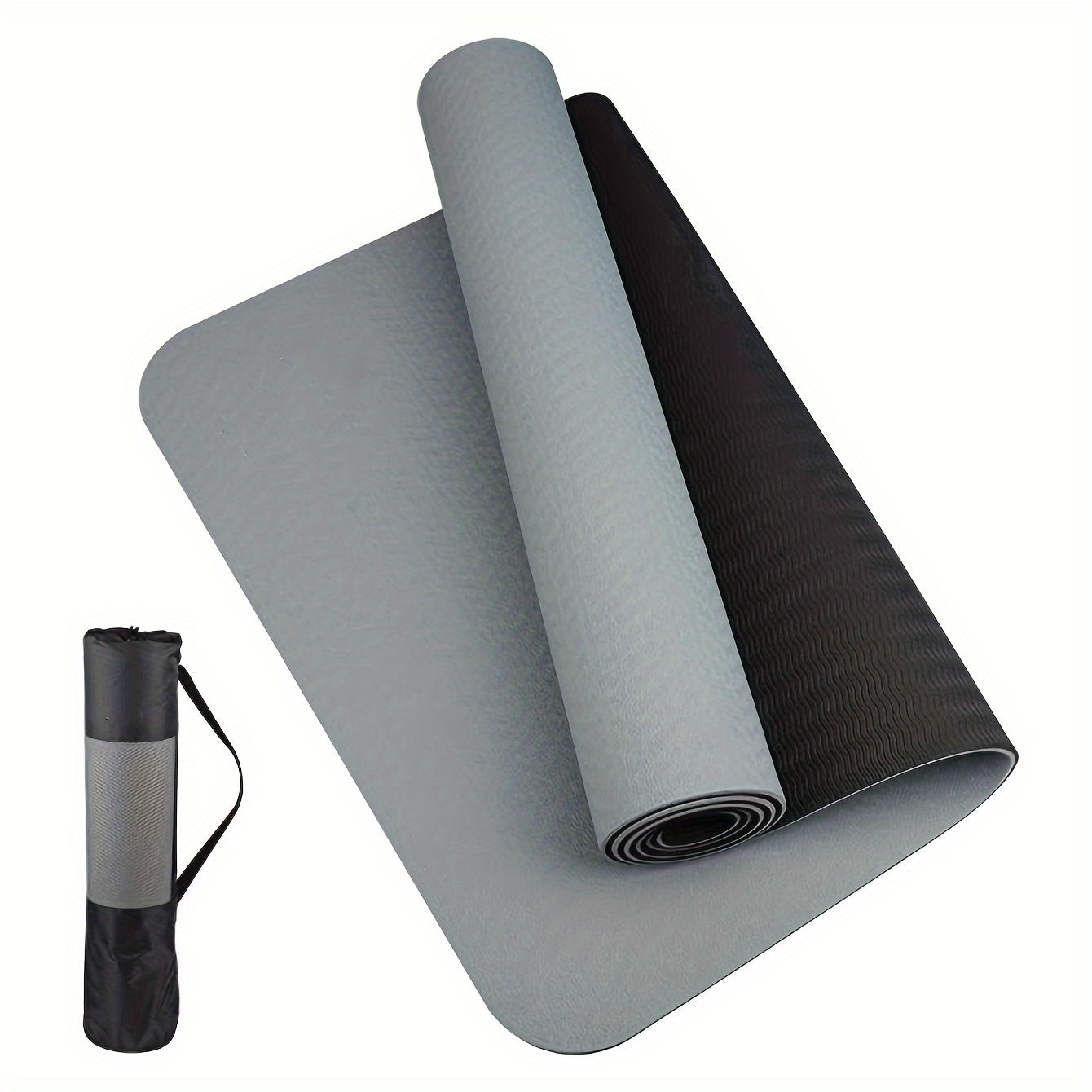 Yoga Mat with Non-Slip Textured Surface Yoga Mat with Strap, Thick Workout And Workout Mat for Yoga, Pilates And Fitness