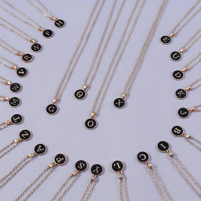 Golden-Tone A-Z Initial Letter Pendant Necklace for Women - Minimalist Jewelry with Delicate Chain, Casual Attire & Gift Idea, Year-Round Versatile Style, Stylish Accessory, Sleek Design, Fine Craftsmanship, Fashion Lovers