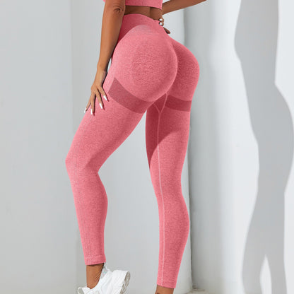 2pcs Solid Color Yoga Set, Cropped Tank Top With Removable Padded And High Waisted Fitness Running Leggings Suit, Women's Activewear