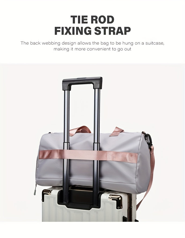 Women's Crossbody Bag, Outdoor Sports Fitness Bag, Weekend Luggage Bag, Yoga Bag, Multi-Pocket Short Trip Handbag