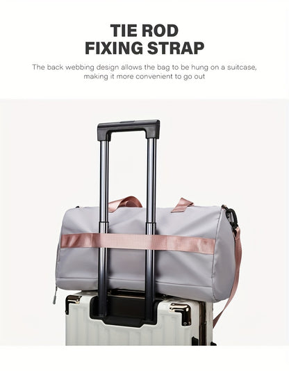 Women's Crossbody Bag, Outdoor Sports Fitness Bag, Weekend Luggage Bag, Yoga Bag, Multi-Pocket Short Trip Handbag