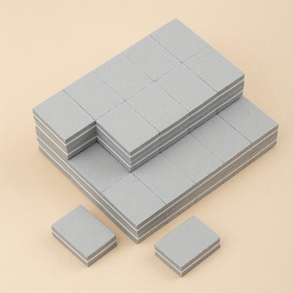 50pcs Mini Nail Buffer Sponge, 100/180 Grit Double-Sided Polishing File with Premium White Alumina and High-Elasticity EVA, Sharp and Wear-Resistant, Suitable for Professional Nail Salons and Home Use