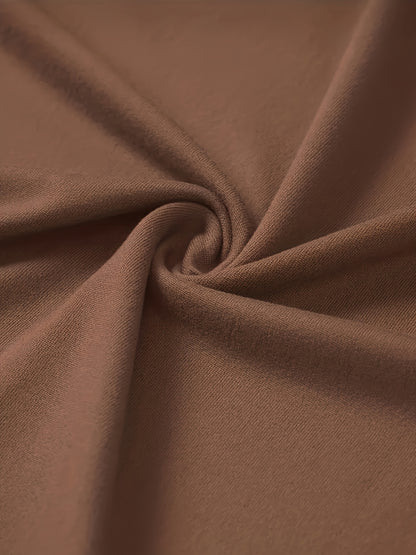 3-Pack Mens Short Sleeve T-shirt Set - Comfortable Solid Stretch, Round Neck, Casual Style - Breathable Summer Clothing for Everyday Wear