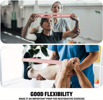 Resistance Loop Exercise Bands Exercise Bands for Home Fitness, Stretching, Strength Training, Physical Relax,Elastic Workout Bands for Women Men Kids, Set of 1-5, Stretching Bands, Physical Relax, Lightweight Fitness Gear, V