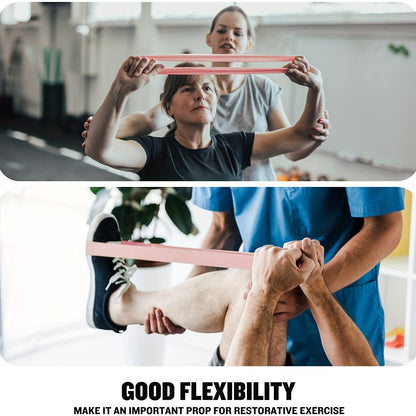 Resistance Loop Exercise Bands Exercise Bands for Home Fitness, Stretching, Strength Training, Physical Relax,Elastic Workout Bands for Women Men Kids, Set of 1-5, Stretching Bands, Physical Relax, Lightweight Fitness Gear, V