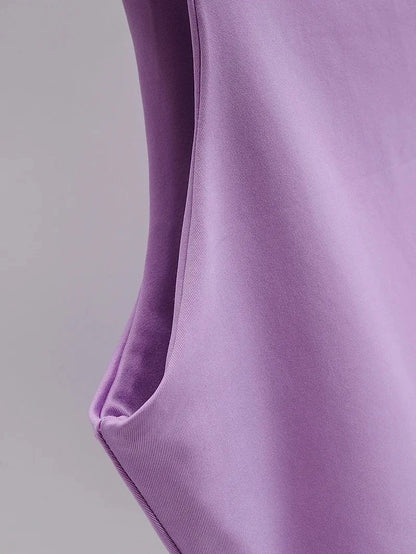 2023 Summer Fashion Women Sexy Slim Tops O-neck Sleeveless Double Nylon Ladies Good Quality Tank Tops 6 Colors