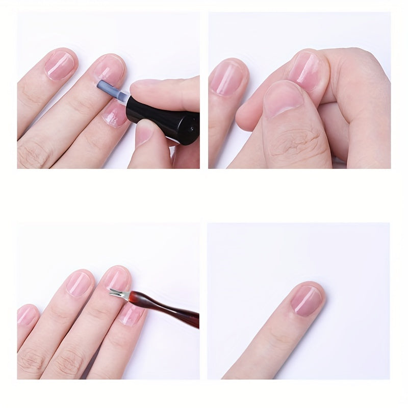 10pcs Dead Skin Nail Edge Dead Skin Pusher Dead Skin Cutter Stainless Steel Metal Head Nail Care Tools