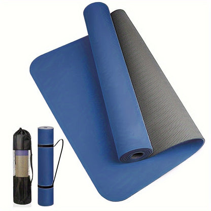 Yoga Mat with Non-Slip Textured Surface Yoga Mat with Strap, Thick Workout And Workout Mat for Yoga, Pilates And Fitness