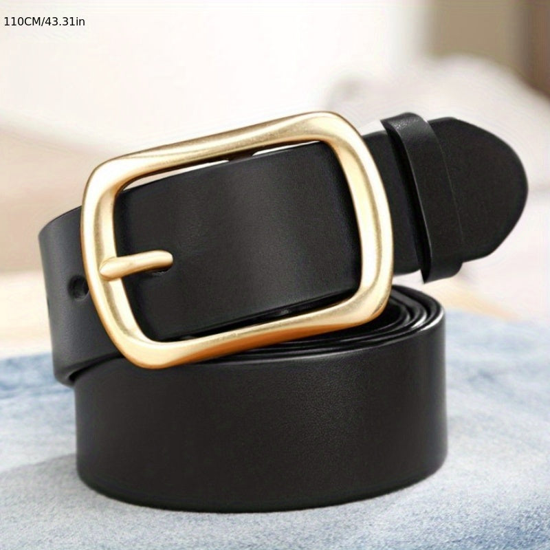 Retro Buckle Belt Business Casual Jeans Pants Belt Clothing Decorative Accessories, Ideal choice for Gifts
