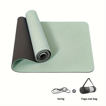 Yoga Mat with Non-Slip Textured Surface Yoga Mat with Strap, Thick Workout And Workout Mat for Yoga, Pilates And Fitness