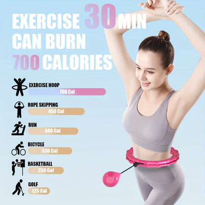 Smart Pilates Fitness Ring: Core & Waist Toning, Universal ABS Material – Perfect for Home & Outdoor Workouts