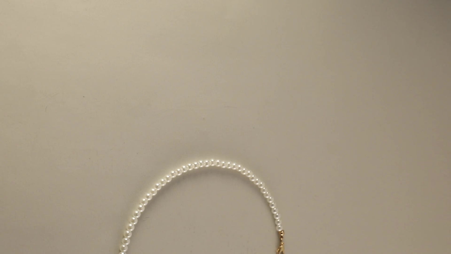 Elegant Single-Strand Faux Pearl Choker Necklace for Women - Bohemian Style, Perfect for Parties, Gatherings, and Gifts, Versatile Accessory|Clavicle Chain|Imitation Pearls