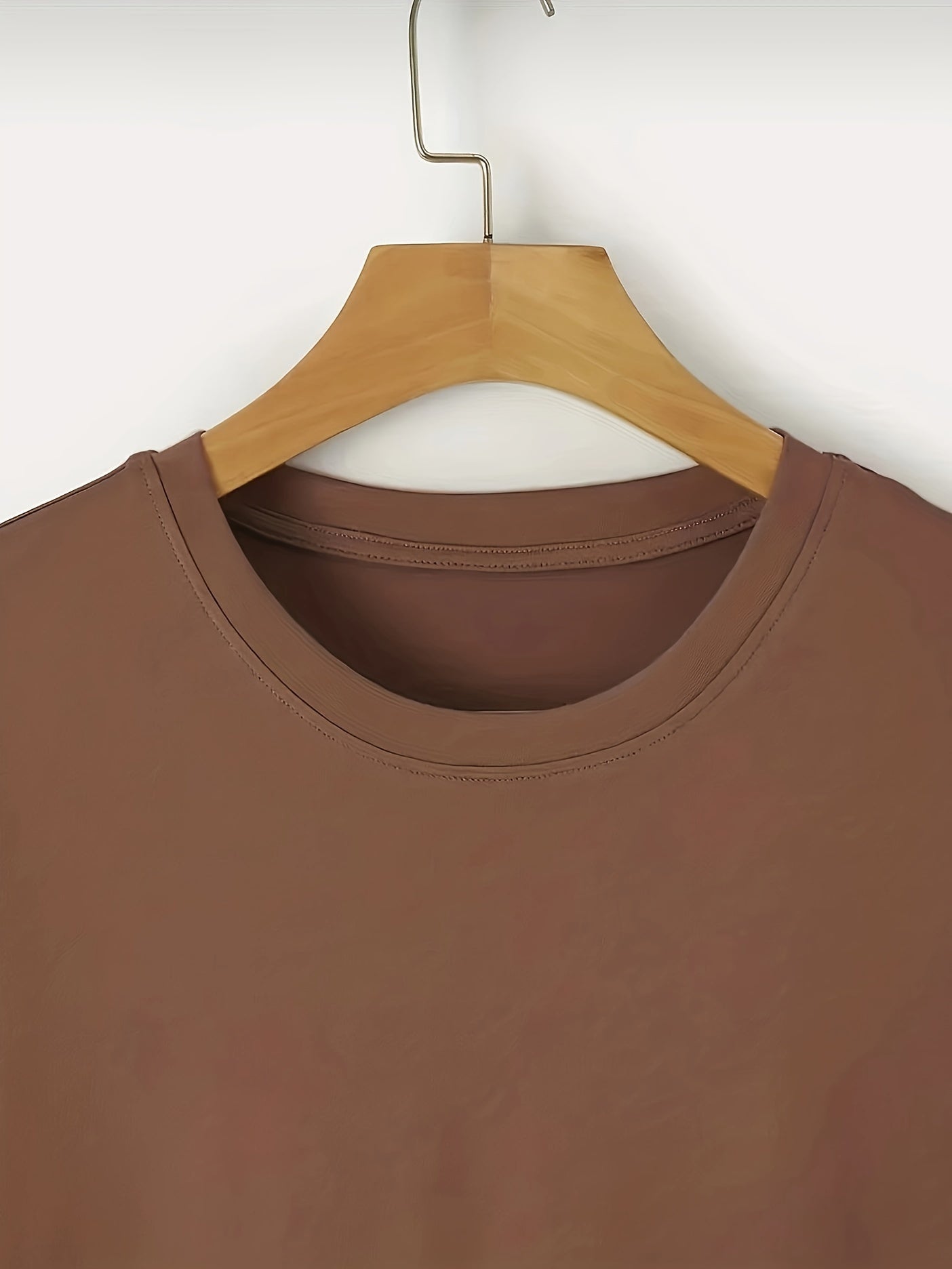 3-Pack Mens Short Sleeve T-shirt Set - Comfortable Solid Stretch, Round Neck, Casual Style - Breathable Summer Clothing for Everyday Wear